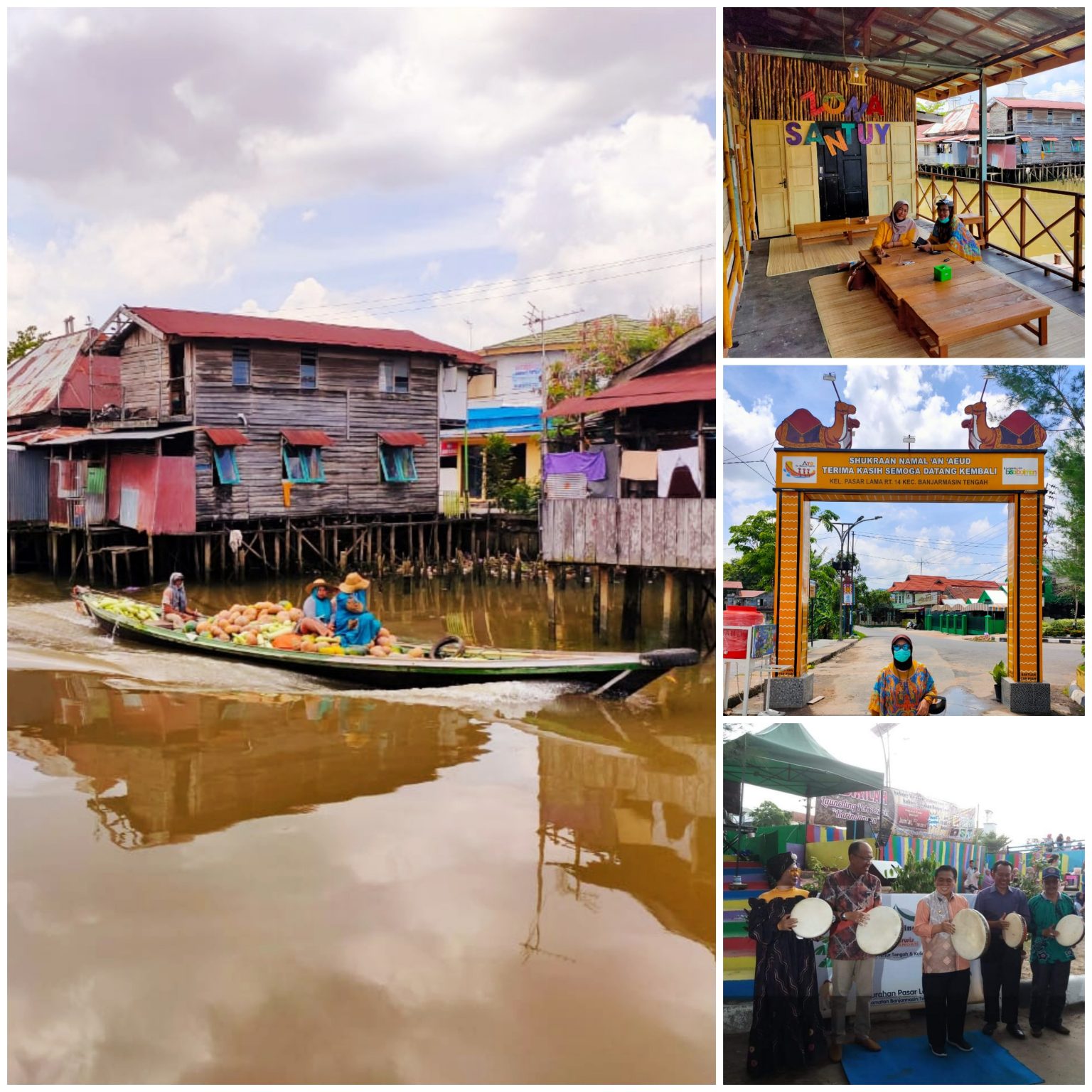 Menikmati Kuliner Kampung Arab Banjarmasin dan Atraksi di atas Anak ...